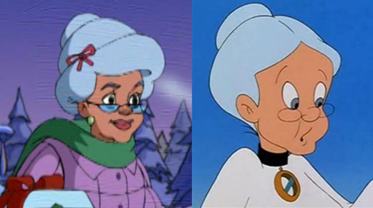 ScroogeKamaziMD's tweet image. What&apos;s the Difference?

#grandmagotrunoverbyareindeer #scoobydoo #alldogsgotoheaven2 #looneytunes #christmas