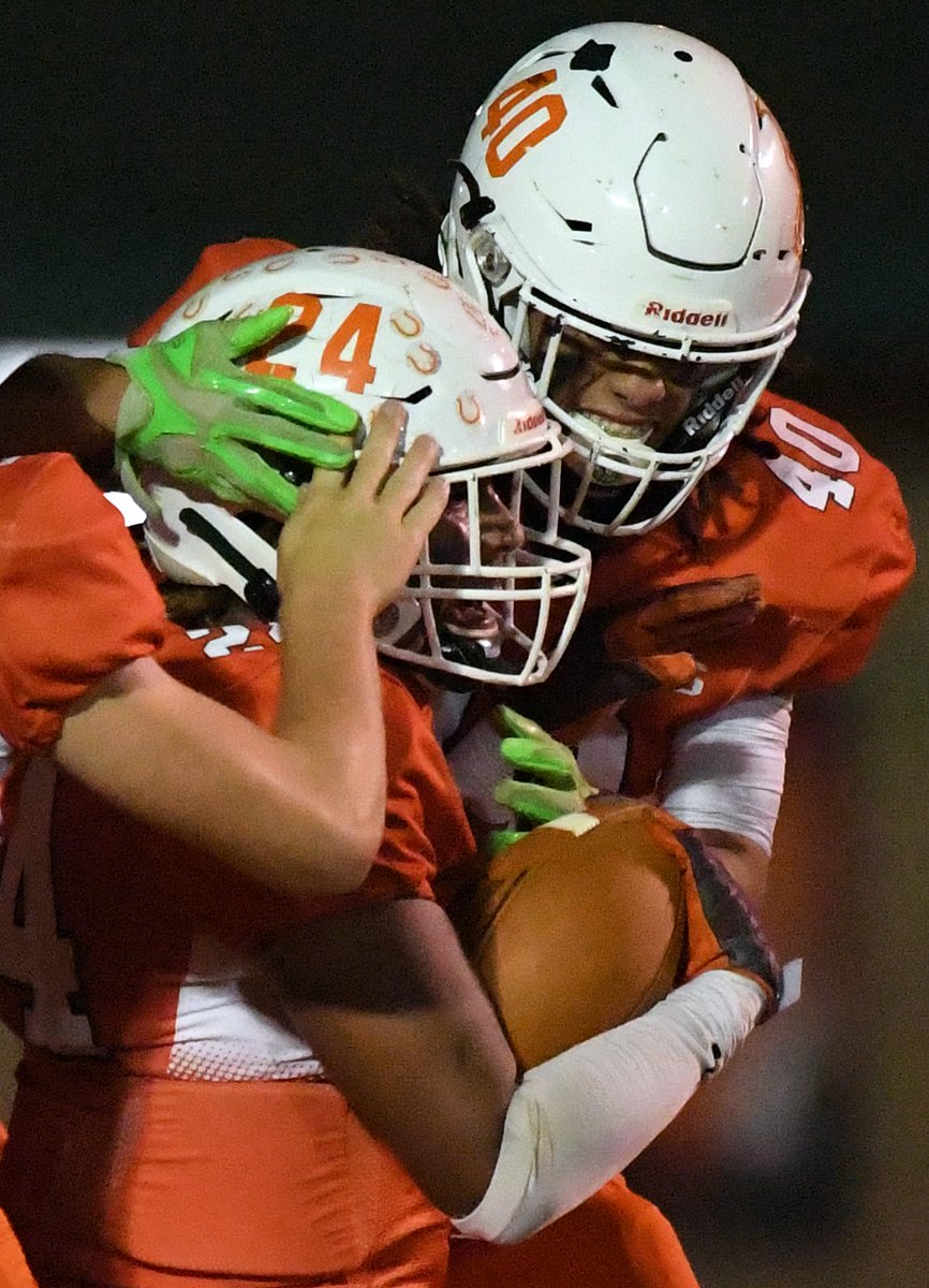 DenverCitizen's tweet photo. East Lincoln football defeats 1-seed Kings Mountain 46-20 to advance the 3A West Finals next Friday. https://t.co/zEnjjAC76t