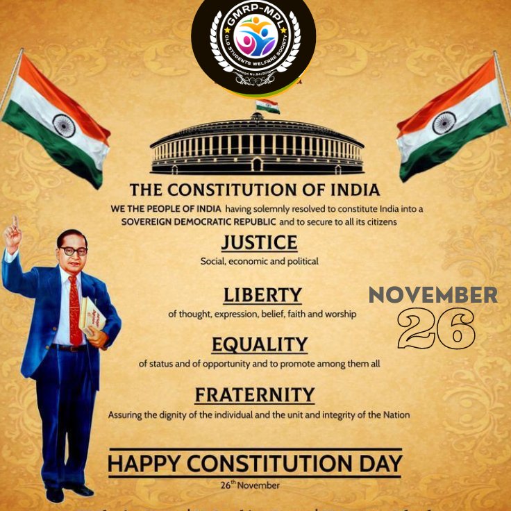 ManishTittal1's tweet photo. We the people of #India  🇮🇳
On 73rd #ConstitutionDay let's pledge to strongly affirm the values of justice, liberty, equality &amp; fraternity in our public &amp; personal lives.
#mumbaiterrorattacks 😌😌
#ConstitutionDay 
#happyconstitutionday https://t.co/vvFypRu7pY