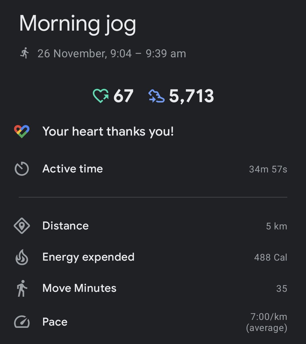 ohhhhhhhthatguy's tweet photo. Nothing gives you a better dopamine hit than reaching your fitness goals!

1 week progress:
Increased endurance ✅
Better pace ✅

Up next:
Strength training 💪 https://t.co/aQbOOJTzsT