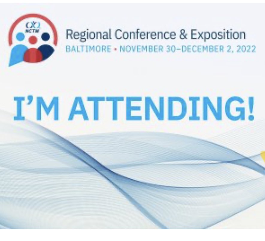 ma_davis21's tweet photo. I haven’t been this excited in LONG time! #nctmbalt22 #lsr7 #mathteacher #lifelonglearner https://t.co/xbLd6YbzVU