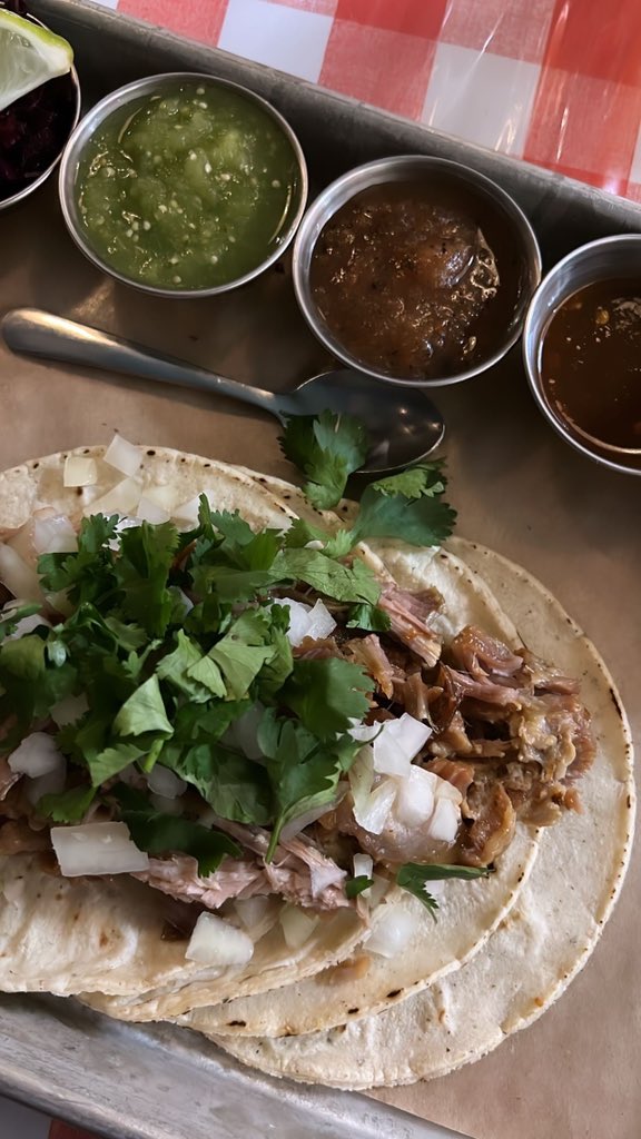 timstyles's tweet image. Out of the country for today’s election, so voted earlier. Traded my democracy sausage for a tray of democracy tacos.