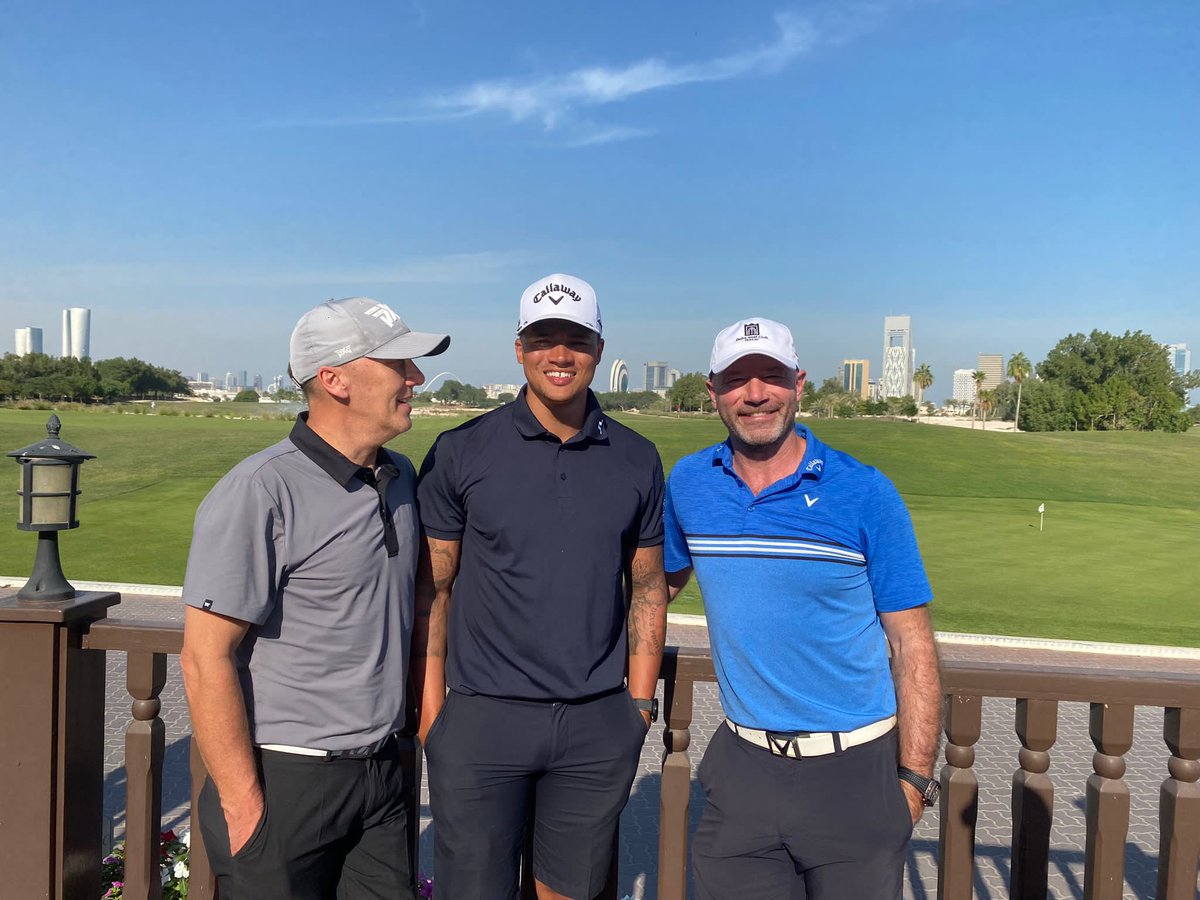 Not too sure what I’m looking at! Great days golf though thank you Doha GC. @PXGUK @Arsenal dohagolfclub.com/visitorbooking/