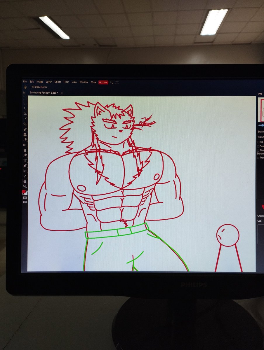 FrenzLuiz's tweet photo. Something random in school again
#furry #furrysketch #furrybara #furrymuscle #bara #barasketch #baramuscle https://t.co/TuL2VRvkEa