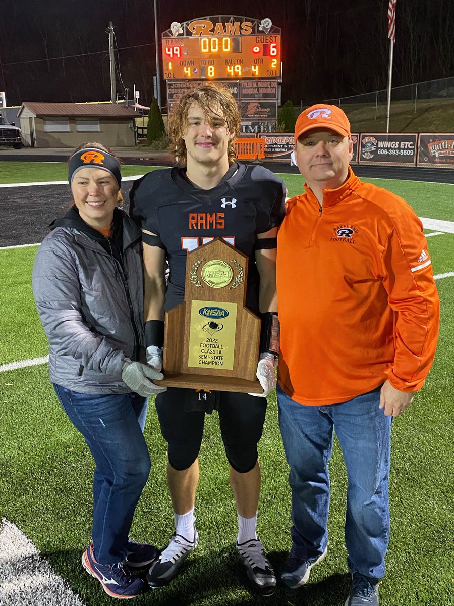 This has been so much fun. Very happy for this young man and all the Rams. They truly root for each other to succeed. 7 more days! <a href="/Mason_Lykins10/">Mason Lykins</a> <a href="/racelandramsfb/">Raceland Rams Football</a>