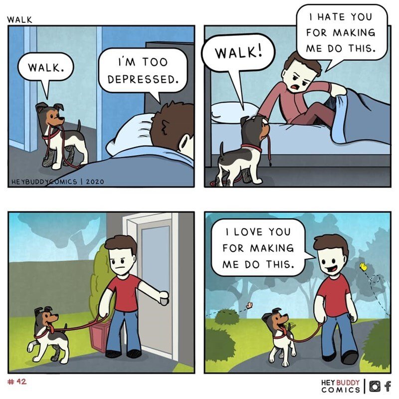 OneOfTwoMinds's tweet image. From instagram.com/heybuddycomics/ :)

Dogs. They're good.