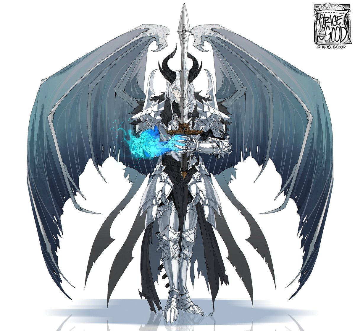 White Dragon Armor Anime