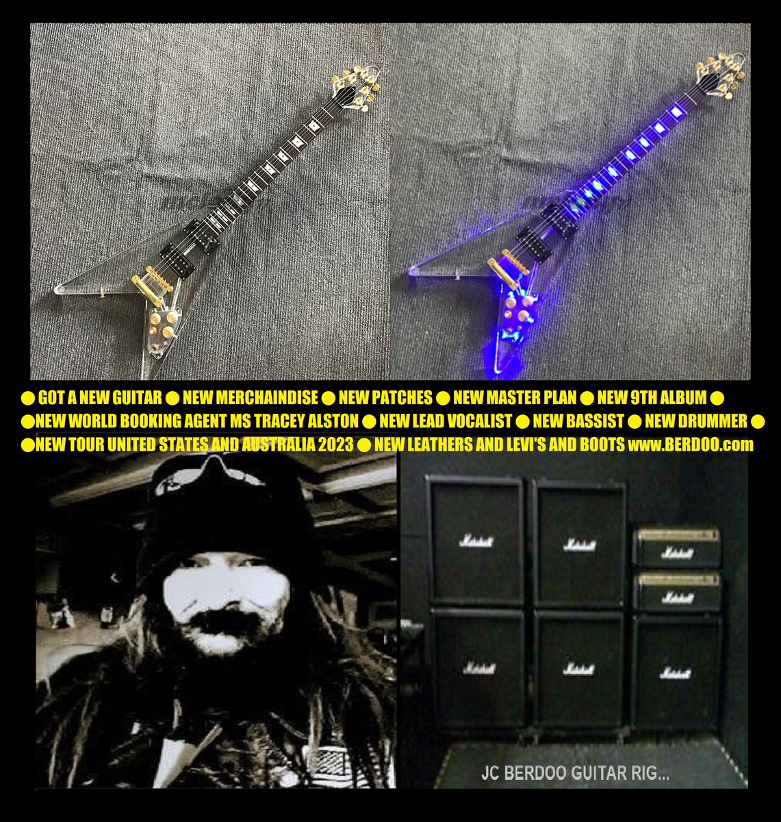 JCBERDOO's tweet photo. 🔴 GOT A NEW GUITAR NEW MERCHAINDISE NEW PATCHES NEW MASTER PLAN TUNE IN TURN IT UP AND STAND BACK #berdoo #berdooband #berdoobandsupportgear #jcberdoo #jediguitarist #americanrockband #americanmetalband #sanbernardinocalif ☠️☠️☠️☠️🇺🇲 booking@berdoo.com https://t.co/NYK1hEMYr5 https://t.co/fhJZqaHpDv