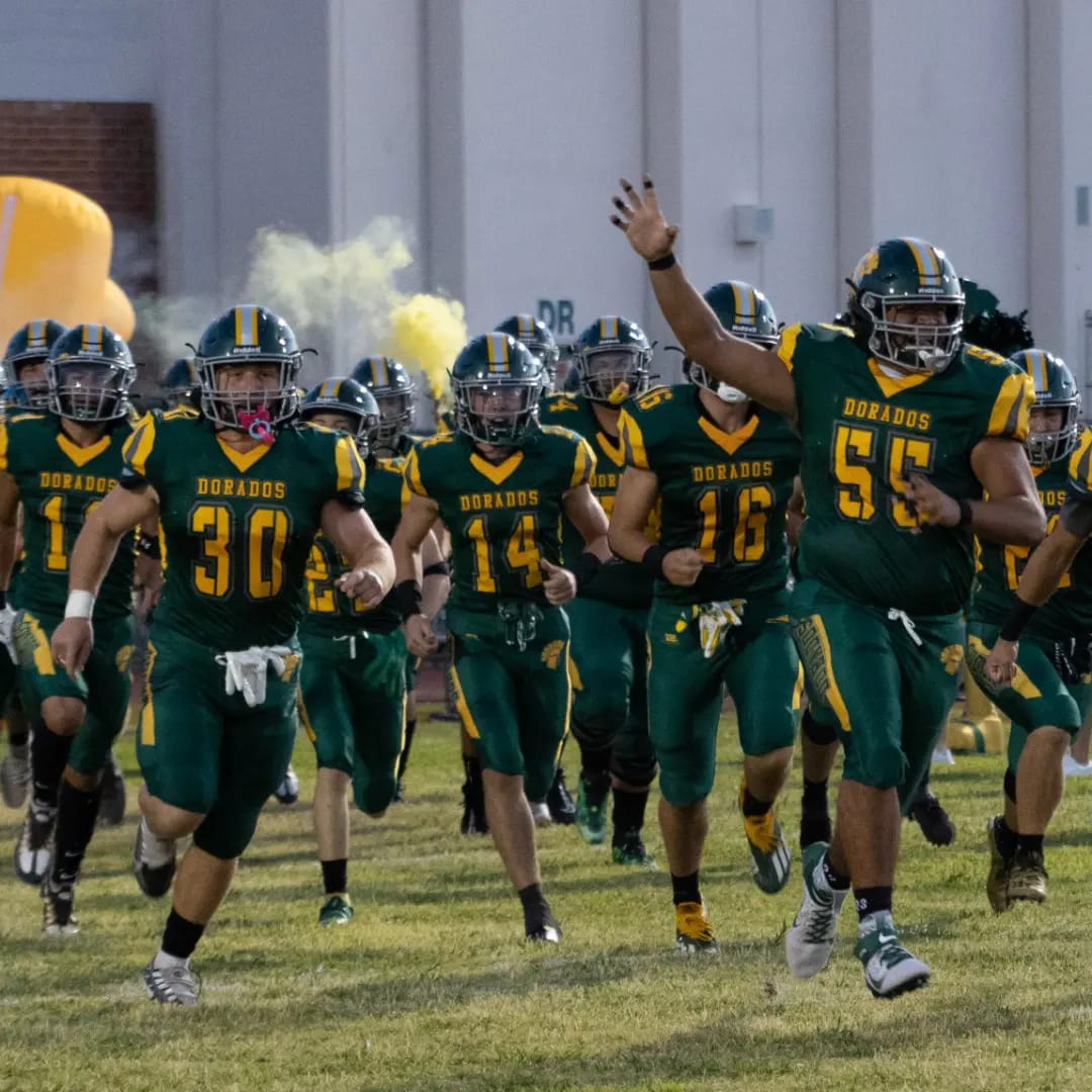 .<a href="/cdo_football/">CDO Football</a> last team from Southern Arizona alive in the postseason.
No. 6 Dorados (10-2) have reached the 4A semifinals, where they'll play at No. 2 Snowflake (9-3) next Friday. 
Dustin Peace, 14th year at CDO, 105-49 overall and 12-8 in the playoffs. State champs in 2009.