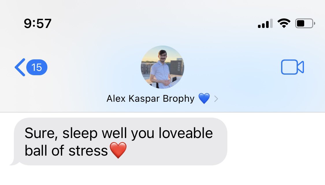 my brother knows me so well.