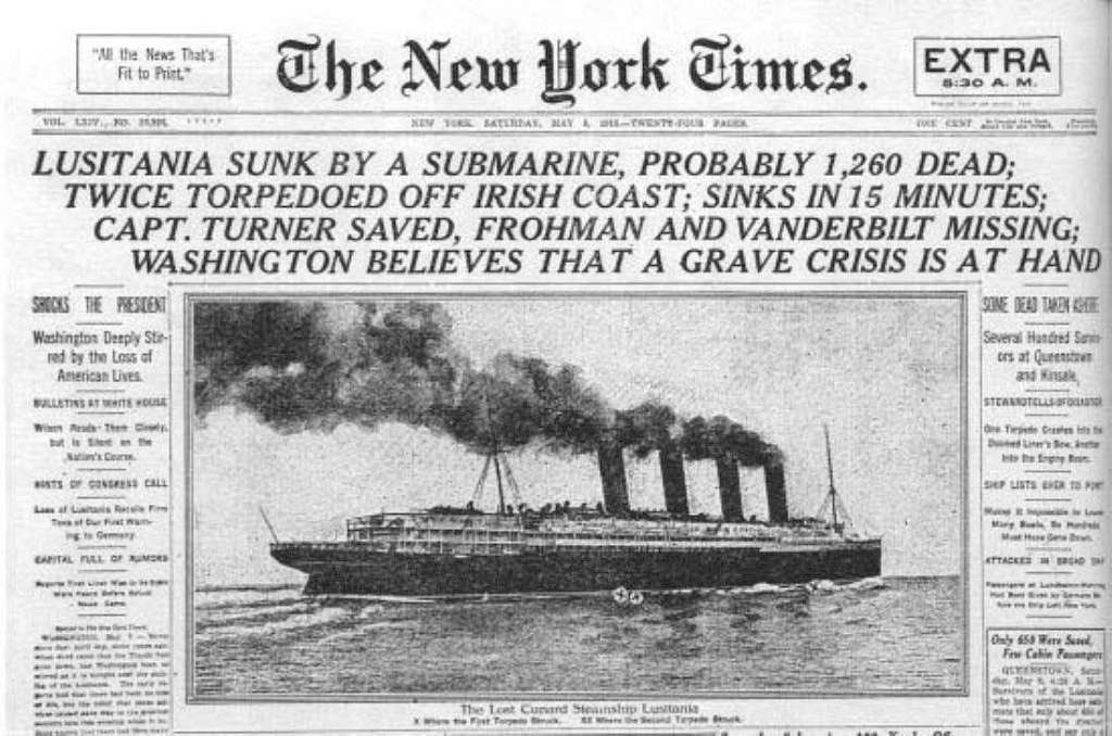Midwar1916's tweet photo. (1915)
How can we sit back and watch? Germany just sank our own boat, the Lusitania, and we’re doing nothing #war #america #lusitania #germany https://t.co/kW5SbSiLcP