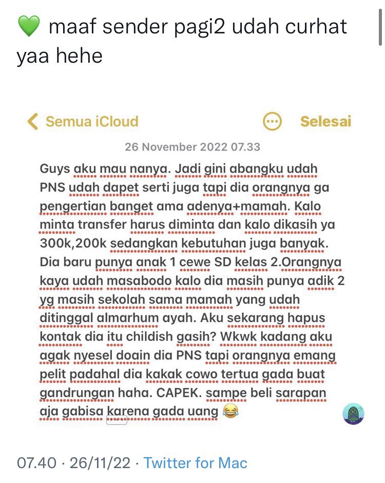 worksfess's tweet photo. Nemu di tl, buat kalian sandwitch gen yg kerja banting tulang tp ga pernah bisa rasain uangnya&amp;harus nanggung ortu+adek baca ini gmn? 

jujur gue sakit ati bgt sbg anak pertama&amp;sandwitch gen😭 bkn pelit tp  kadang belum mampu menuhin semua work! https://t.co/EjNLvFB6EA