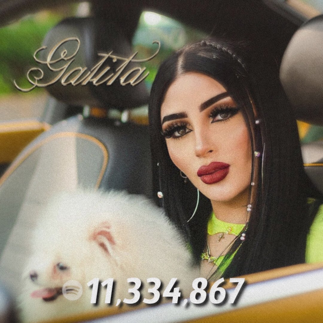 bellakathstats's tweet photo. “Gatita” de @labellakath supera los 11,334,867 millones de streams en Spotify https://t.co/cewKa8VDCV