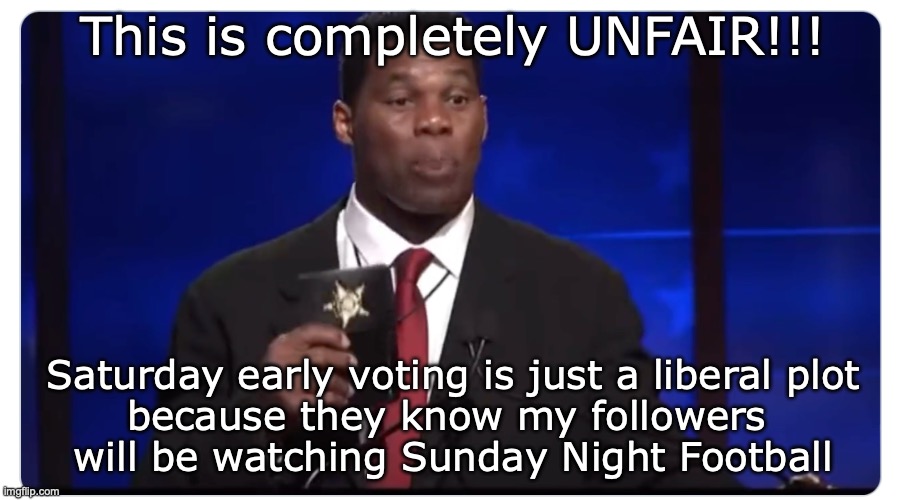 martycomroe's tweet photo. ALL DAY SATURDAY....
THERE IS ONLY ONE MESSAGE....
#VoteBlueToday #GeorgiaEarlyVoting
please RETWEET THIS.... https://t.co/nsN4zOPovP