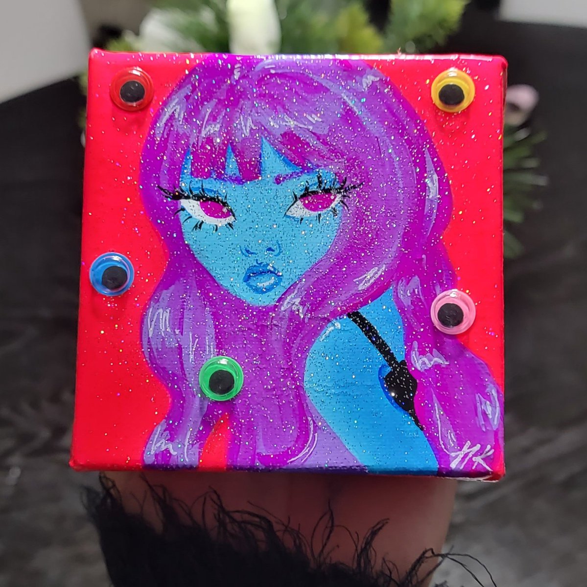 gIitzys's tweet photo. 3 paintings available tomorrow night if theyre not sold at the market tomorrow!! 🥰 https://t.co/d6amnnIB7W