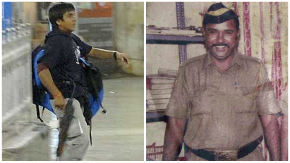 "Tukaram Omble" ji caught Kasab alive; else Congress had its script of proving ‘Hindu Terror’ ready❗

✊ Hindus should never forget the sacrifice of Hutatma "Tukaram Omble" Ji. 

#MumbaiTerrorAttack