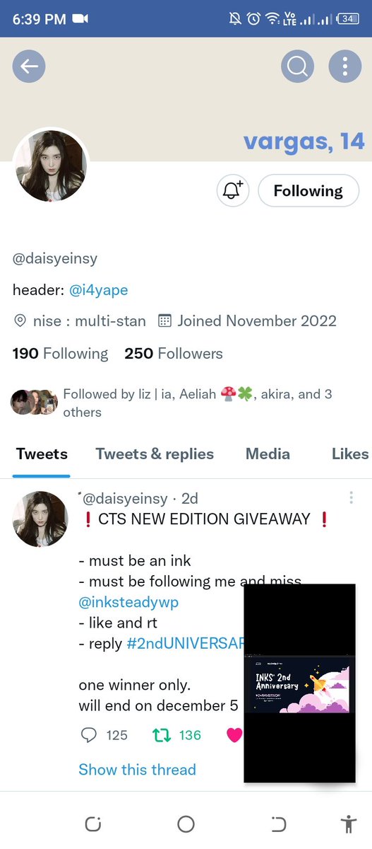 calix4lyf's tweet photo. @daisyeinsy @inksteadywp #2ndUNIVERSARINK https://t.co/TcEba7P1Xc