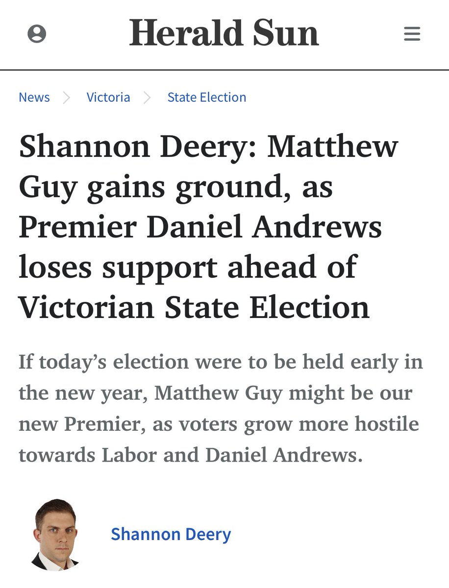 Lulz, believing all voters needed was more time to think about voting for Matthew Guy
