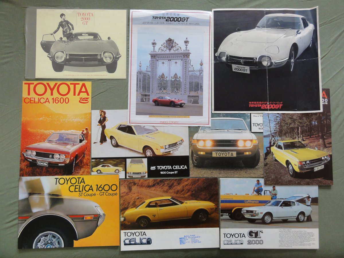 Ultra-rare 1967 TOYOTA 2000GT catalogues @GMustTweet @AntonyWrites @coolcarsshare @nakatani2017 @copa_hi @smilesyaken @CUizA1mM2LD095x @beyondcoolmag @uco_cars @ArowzLimited @xxxhgio @SmashRacerSSB @homerdonut87 @Herr_Joy @KLinierung @sp4ghl @nikosds @vonliesse @Manuel612035513