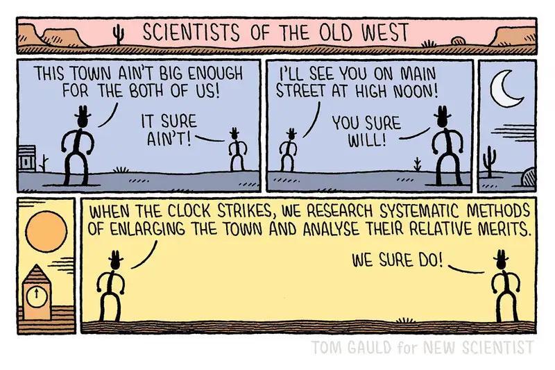 newscientist's tweet photo. Scientists of the Old West, by @tomgauld

https://t.co/M2o5ypJV32 https://t.co/LsmqrQ45RY