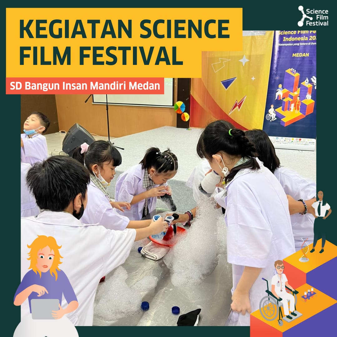 ScienceFilmFest's tweet image. Halo #SahabatSFF

Pemutaran film dan juga eksperimen sederhana kembali diadakan hari ini di beberapa sekolah, yaitu SD Bangun Insan Mandiri Medan, SMA GKST 2 Tentena, SMPN 2Sindang, dan SDN 06 Salatiga👩‍🔬👨‍🔬

Geser ke kiri untuk melihat foto mereka 🙌🏻

#EqualOpportunitiesInScience
