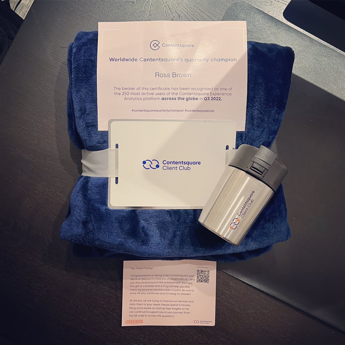 rbimdesign's tweet photo. Another Contentsquare Quarterly Champion gift. Definitely make good use of this during the winter. Thanks @Contentsquare!

#contentsquare #contentsquarequarterlychampion #contentsquareclub #ux #ui #cx #webdesign #digitalexperienceanalytics #ecommerce #retail https://t.co/AC0uLEOG8D
