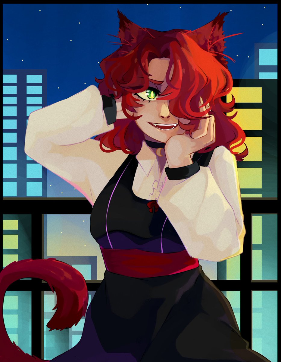RatulitoEsteves's tweet photo. I'm not good at making backgrounds 

#digitalart #originalcharacter #OC https://t.co/TX8xjkO1f5