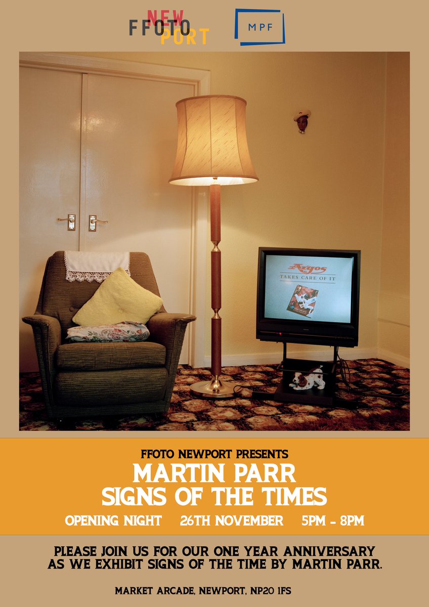 Source Magazine (@sourcephoto) on Twitter photo Head to <a href="/FfotoNewport/">Ffoto Newport</a> this evening from 5 pm - 8 pm to celebrate its 1 year anniversary with the opening of Martin Parr's 'Signs of the Times'. No RSVP is required ➡️ bit.ly/3gzC1sM. Head to <a href="/FfotoNewport/">Ffoto Newport</a> this evening from 5 pm - 8 pm to celebrate its 1 year anniversary with the opening of Martin Parr's 'Signs of the Times'. No RSVP is required ➡️ bit.ly/3gzC1sM.