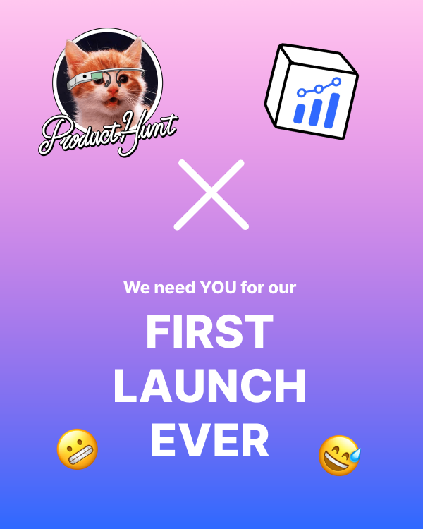 Heyyy !

How are you doing this Saturday morning?

For us it's big stress 😬

Analytics4Notion is live on <a href="/ProductHunt/">Product Hunt 😸</a> and it's a first for us!

Want to support us?

Come on PH ://www.producthunt.com/

Find us (analytics4notion)

And give us a vote 👍

A big thank you !
