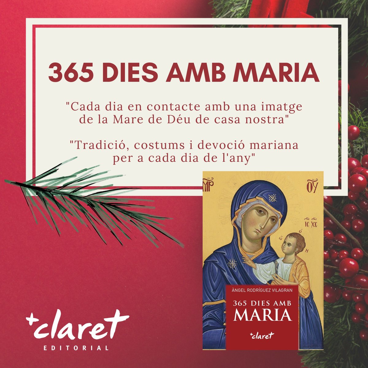 angeldelaweb's tweet photo. 🎄 #BonDia! Avui #365DiesambMaria parla de la Mare de Déu de l'#Espinàs #Costoja #Coustouges  #Vallespir #CatalunyaNord #Occitània + info https://t.co/vMjCW64VrD #llibres #libros #regals #regalos #Nadal #Navidad #Tió #LibrosRecomendados #AmicInvisible #Advent   @LlibreriaClaret https://t.co/1uXeKCCwSu