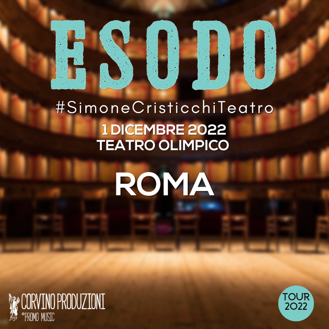 Sconto #Biglietti #BlackFriday per Simone Cristicchi 'ESODO' al Teatro Olimpico il 1.12.2022 

AL LINK: 
teatroolimpico.ticka.it/dettaglio-spet…

#Teatro #simonecristicchi 
#simonecristicchiteatro 
#esodogiulianodalmata