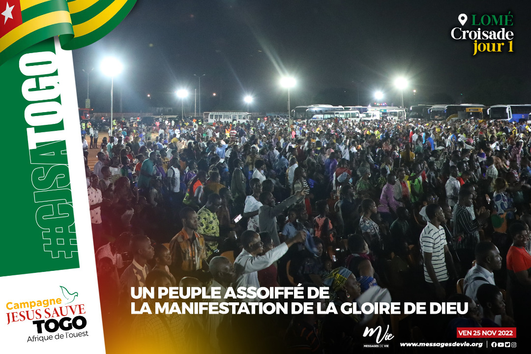 messagesdevie's tweet photo. CJSA TOGO - CROISADE LOMร JOUR 1
Le peuple de Lomรฉ est sorti massivement ร la rencontre de Christ pour contempler sa grandeur, entendre sa parole, prier son Saint Nom, voir ses ลuvres par des prodiges, des miracles et la manifestation de son amour.
#CJSATOGO #MDVIE #JESUS https://t.co/yikYHESp0b