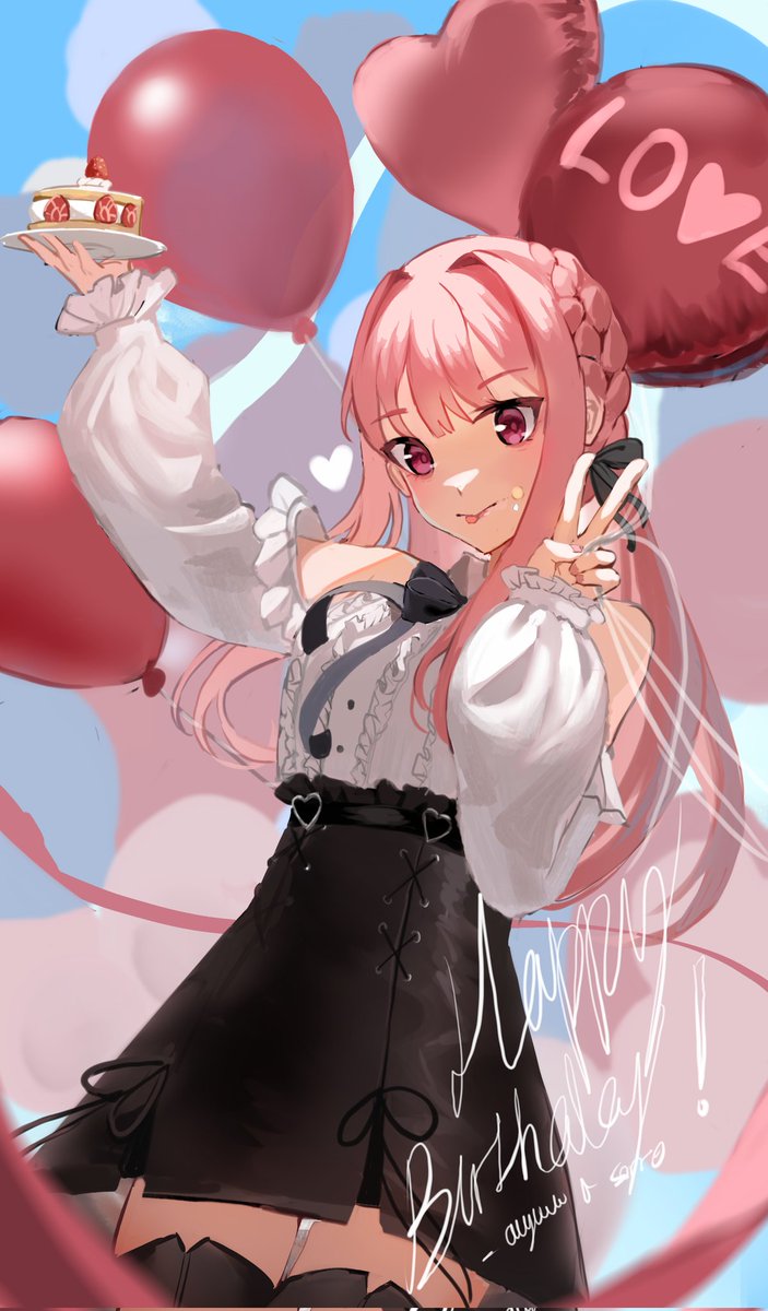 Happy birthday to the best girl in the universe 🌸 <a href="/cuthie_/">Cuthie</a> 

Thank you for always making me laugh and spending time with me.

Ich bin froh dich kennengelernt zu haben und hoffe dass wir auch in zukunft gemeinsam viele dinge erleben, zsm lachen und weinen 🤧❤

Artist: @Senro0o