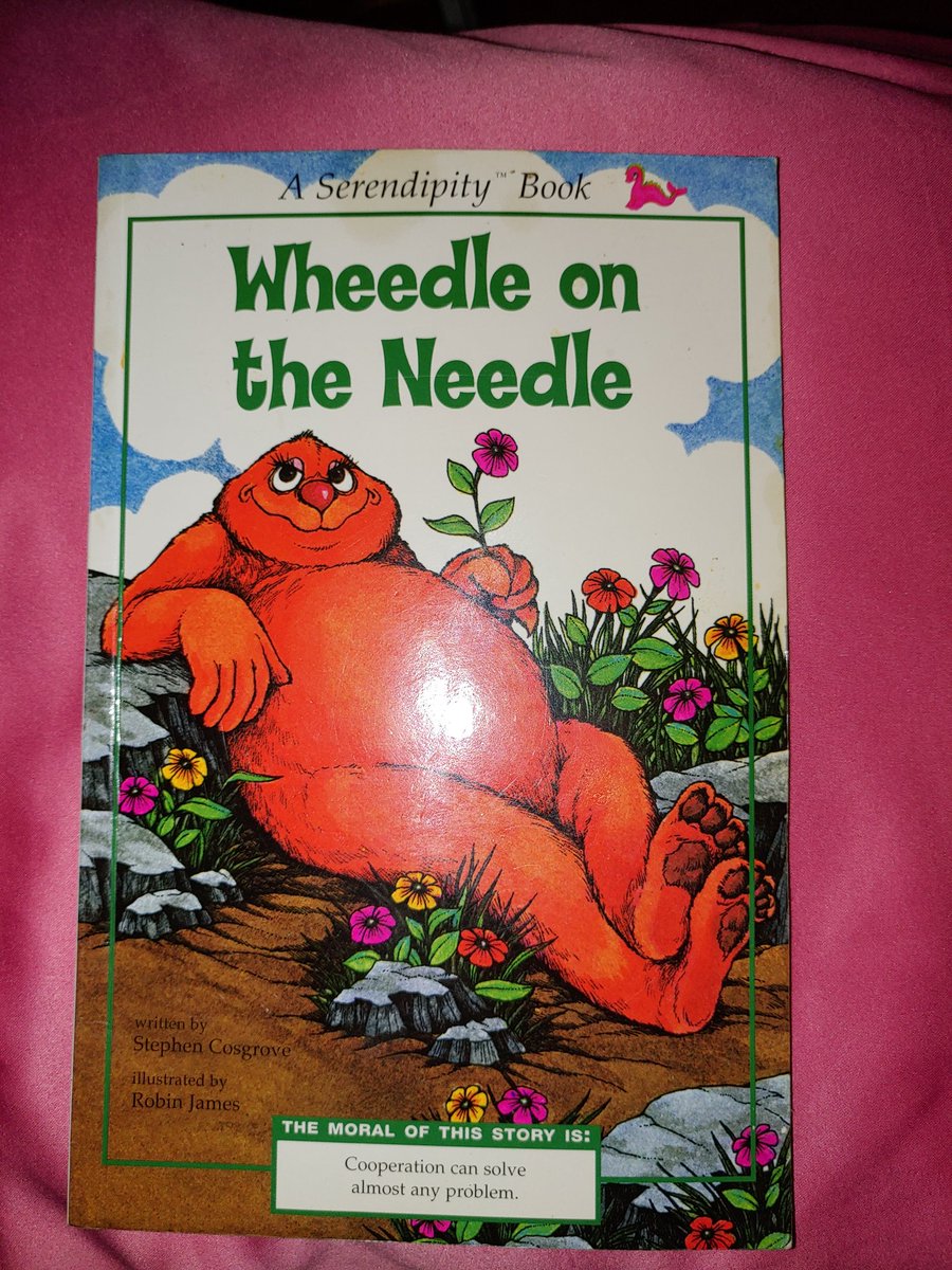 BajoranCornhole's tweet photo. I decided to go thru my landlord's donation box one last time to make sure she wasn't wasting any cool stuff for me or my friends' kids. I found a copy of my favorite ever story from my childhood, which so happens to be based around Seattle lore, Weedle on the Needle! https://t.co/Bm6nGsqheV