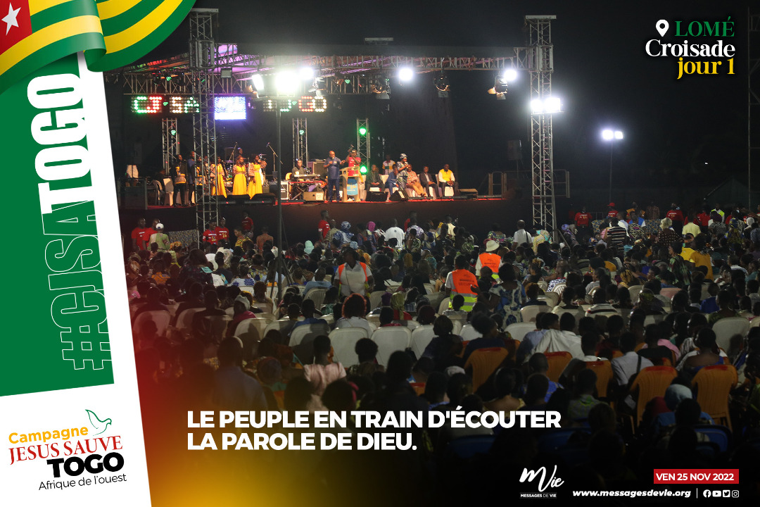 messagesdevie's tweet photo. CJSA TOGO - CROISADE LOMร JOUR 1
Le peuple de Lomรฉ est sorti massivement ร la rencontre de Christ pour contempler sa grandeur, entendre sa parole, prier son Saint Nom, voir ses ลuvres par des prodiges, des miracles et la manifestation de son amour.
#CJSATOGO #MDVIE #JESUS https://t.co/uDlhrfJyoy