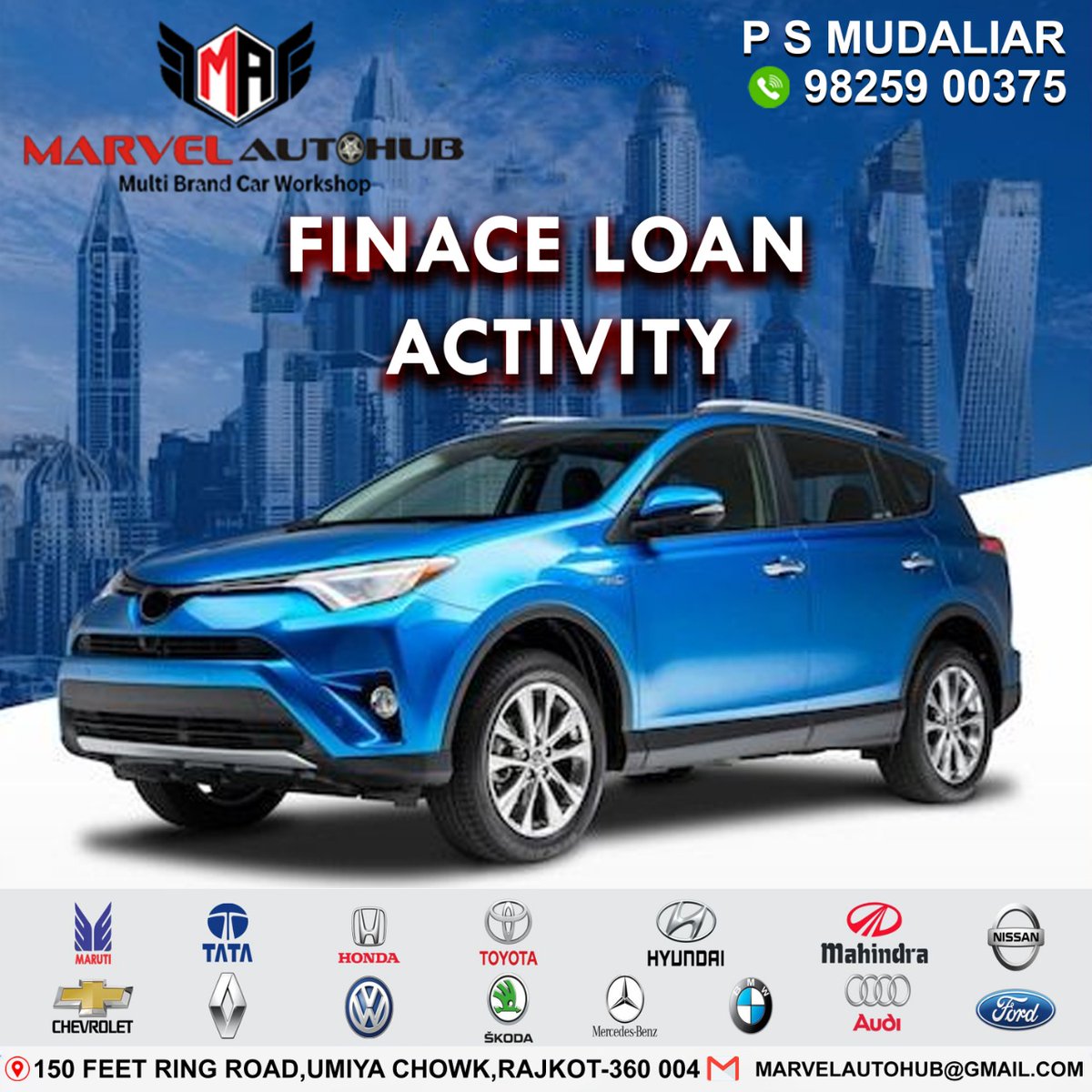 AutoMarvel's tweet photo. Finance loan activities available at marvel auto hub
 For more details pls call : 98259 00375

#marvelautohub #marvel #finance #loan #loanactivity #carfinance #carloans #carrepairshop #minorrepairs #tata #MarutiSuzuki #honda #skoda #TOYOTA #hyundai #Mahindra #ford #Gujarat https://t.co/pTMCYjRs1w