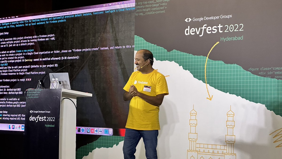 gdg_hyd's tweet photo. Firebase developers out there, look what we got for you by Raj Gundluru 🧑💻🚀😎
#firebase #gdghyd #devfestghd #devfest2022 https://t.co/gTygw5vhCi
