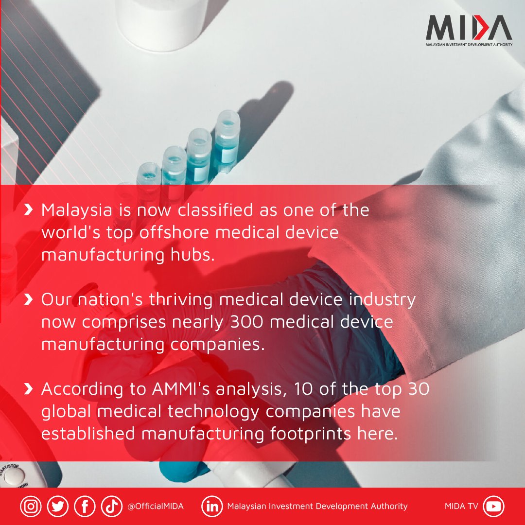 Malaysian Investment Development Authority (MIDA) on Twitter "MIDA AND AMMI MEDICAL DEVICE