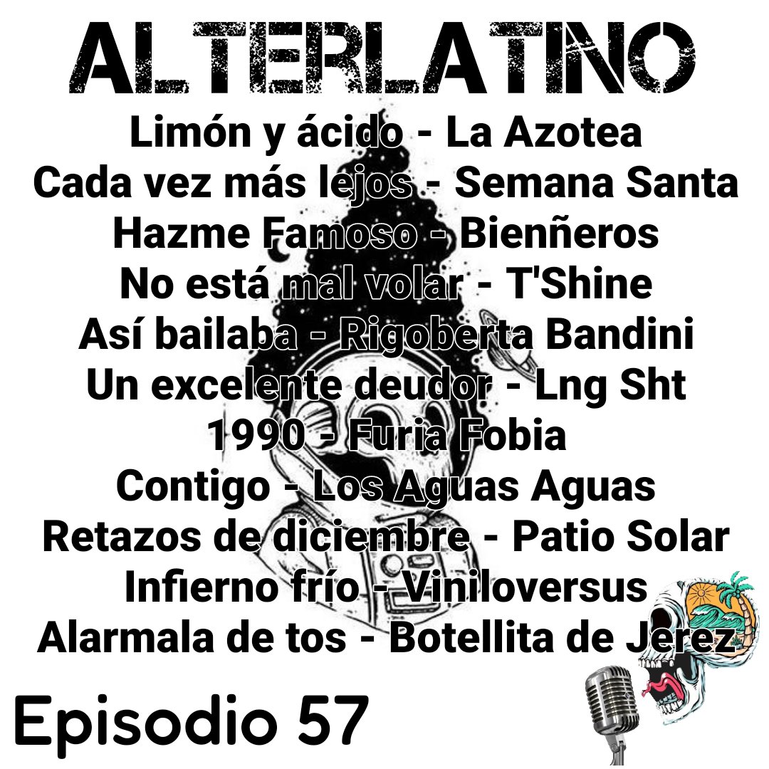 Música del Episodio 57:
#LaAzotea
<a href="/semanasantisima/">Semana Santa</a>
<a href="/Bienneros/">Bienñeros</a>
#TShine
<a href="/rigobandini/">Rigoberta Bandini</a>
<a href="/LngSHT/">Lng/SHT!</a>
<a href="/furiafobia/">FURIA FOBIA</a>
<a href="/Losaguasaguas/">Los Aguas Aguas</a>
#PatioSolar
<a href="/VINILOVERSUS/">VINILOVΞRSUS</a>
<a href="/botellitadjerez/">Botellita de Jerez</a>
spreaker.com/user/conexion-…
