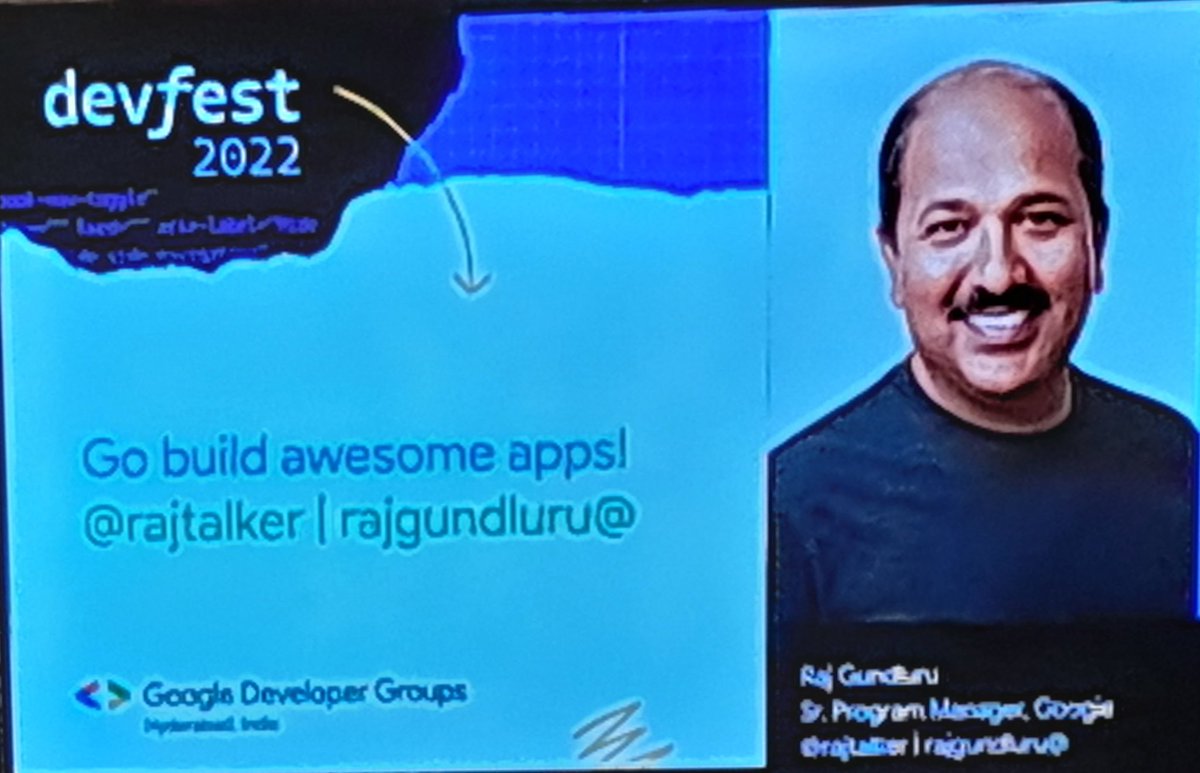 Palakonda5's tweet photo. #gdghyd #devfestghd #DevFest2022
Nice session https://t.co/nf5sJxm3hF