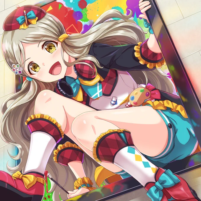STEREOPHONIC ISOTONICの飛び出すアート感が好きです。 #ミリシタアートコンテスト 