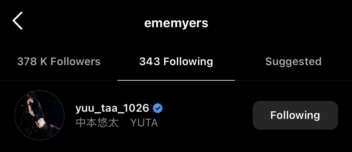 Emma Myers is an actress who also played Enid Sinclair in the Netflix series 'Wednesday' and she follows #YUTA on Instagram. ☺️