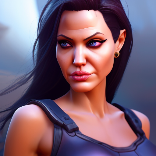 artisticstyleai's tweet photo. Portrait of Angelina Jolie using the overwatch style #Dreambooth #StableDifussion #OverwatchStyle #Overwatch https://t.co/qTFVC2JkyE