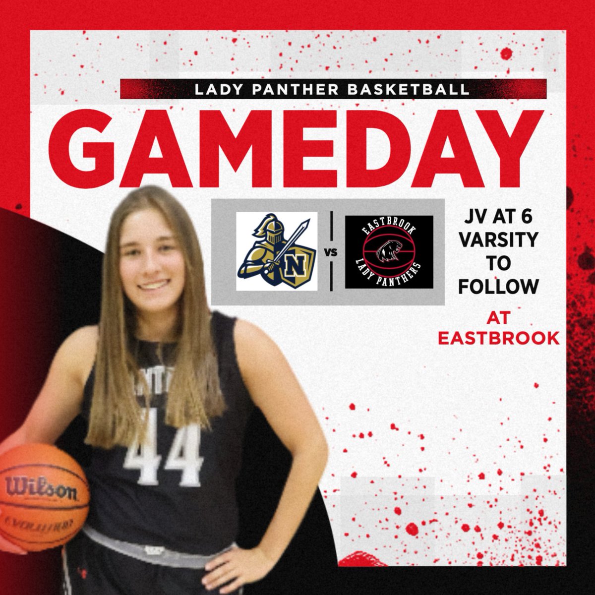 The Lady Panthers take on the 3A #3 Lady Knights of Norwell today at Eastbrook.  JV tips at 6 with Varsity following.  Tickets can be purchased at the door or presale can be purchased at this link...
public.eventlink.com/tickets?t=18500