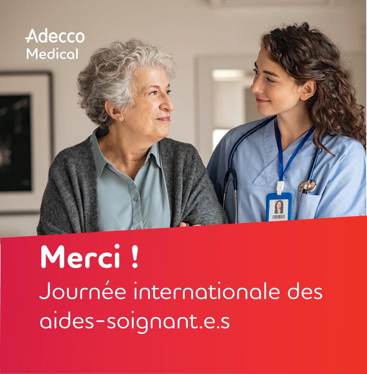 [ #Merciàvous ]

Bonne journée à tous les les aides-soignant.e.s qui contribuent chaque jour au bien-être des patients.🤍

Comment faciliter la relation patient/soignant ? Avec la formation "Soigner autrement". ▶️ fal.cn/3tW0a ◀️

#Merci #Aidesoignant #Formation