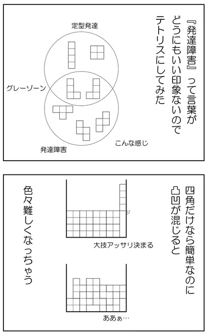 人間社会ってテトリスみたいだよねって話(1/2)

#漫画が読めるハッシュタグ 