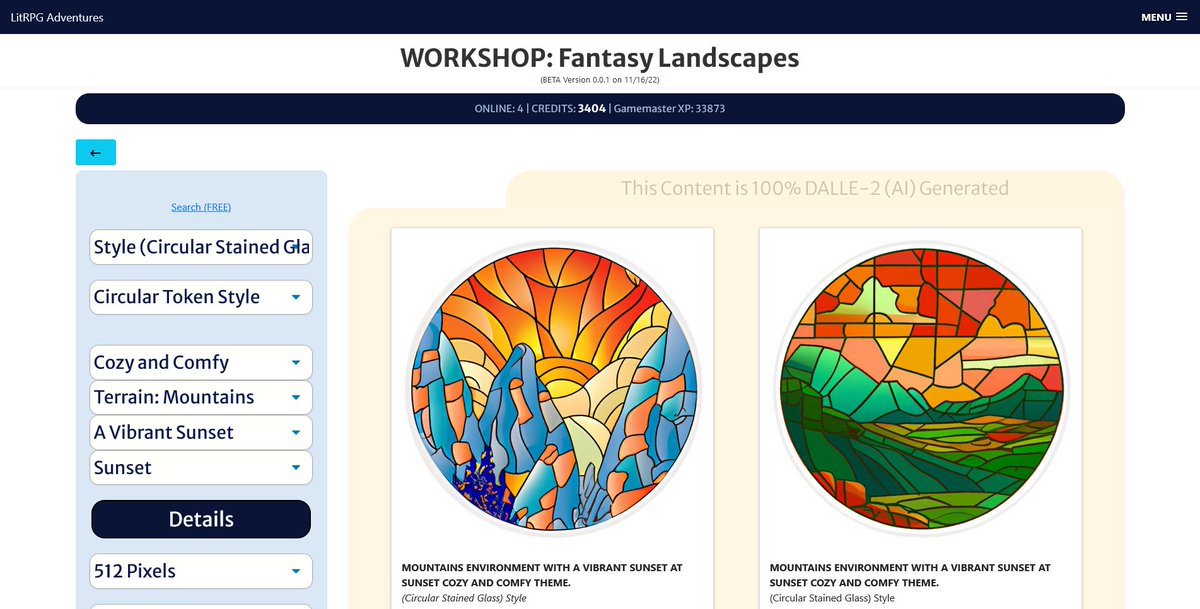 LitRPGforum's tweet photo. WORKSHOP: Fantasy Landscapes by #DALLE2 #AI
For #gamedev #DND #pathfinder or even #MERPs
https://t.co/mwx2d5j3qF
Come create with us! https://t.co/8E4bIrPptH