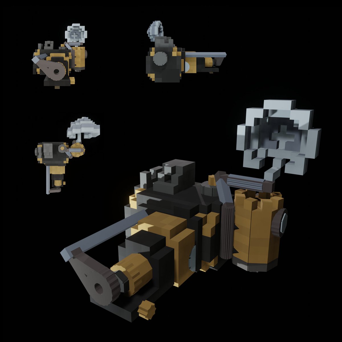 HelloHelpUsGame's tweet image. If you feel that there is something nearby, but you do not see it, a camera will help.

Or you can just take a selfie. But such monster hunters do not stay long with us.

#SandboxHorror #Sandbox #voxelart