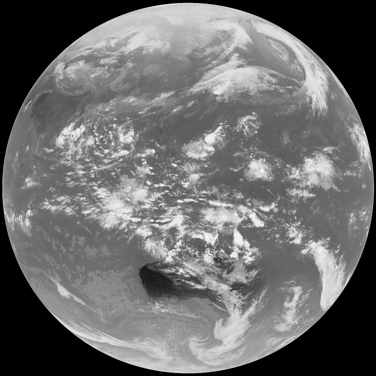 plugger_lockett's tweet photo. I repaired my feed today from a dish fall due to wind ages back. Next time I'm in more open areas I'll remember to peg the tripod down. Anyway, I figured I'd test on GK-2A just to make sure everything still works. Looks good to me! #satdump v0.38 #xrit #airspymini https://t.co/YLGQ9LajF2