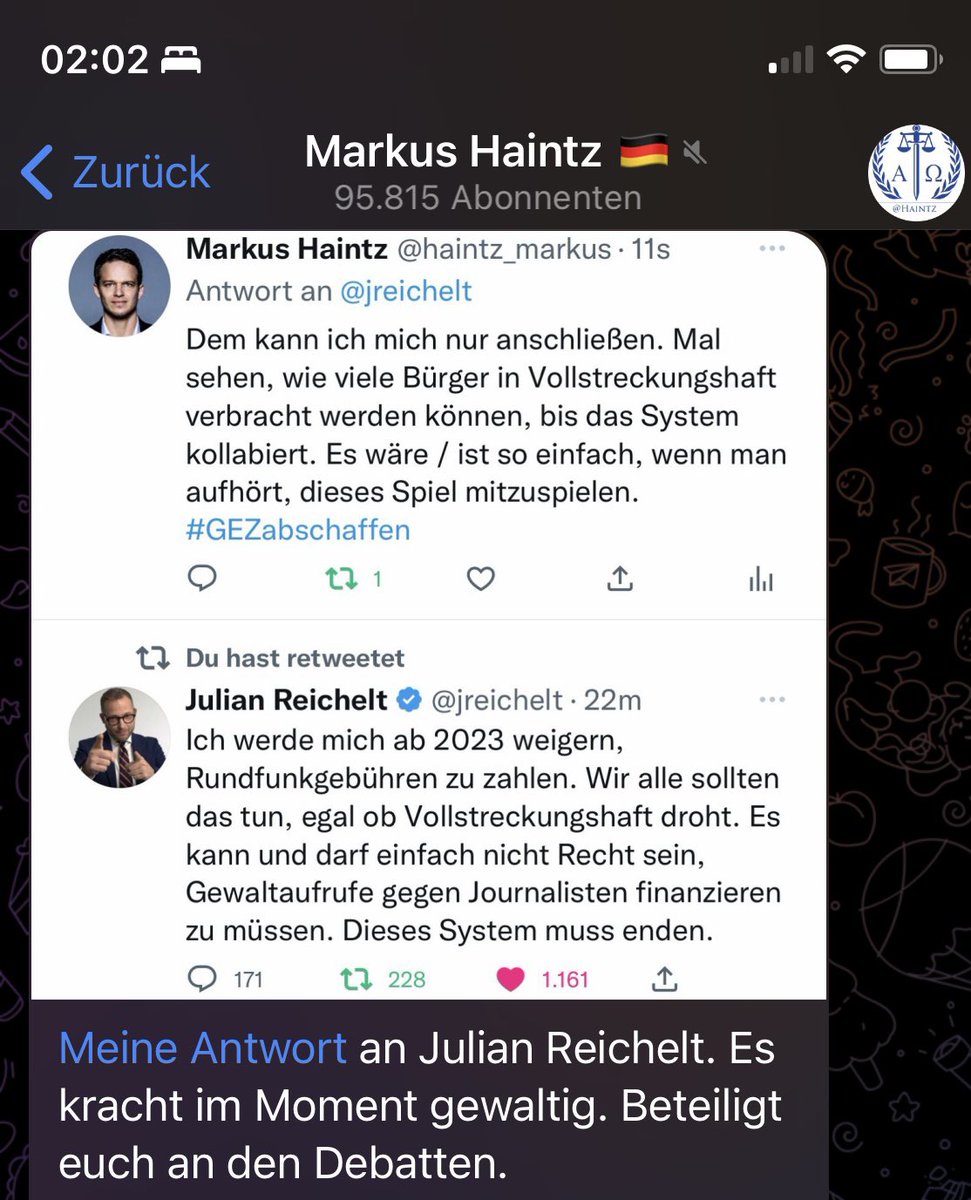_welpenmetzger's tweet photo. @andilopez666 @haintz_markus @jreichelt #Haintz hüpft in jede neue #Reichelt-Odelgrube, um sich ganz ganz wichtig zu fühlen. Und vielleicht nebenbei noch ein paar #NEM-Elixiere für #EwigeJugend aus seinem neuen #BestEffect Nebenerwerb grenzdebilen #Hilfshonks aufzuschwatzen.
🥳🥳 https://t.co/BkMFwO9J92